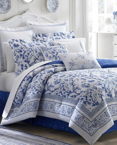 Laura Ashley Blue and White Charlotte Bed & Bath Collection – my design42