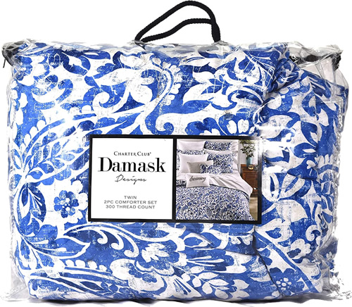 Charter Club Damask Designs Paisley Denim Bedding Collection – my design42