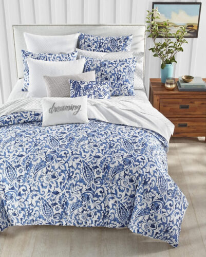 Charter Club Damask Designs Paisley Denim Bedding Collection – my design42