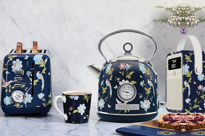 Laura Ashley Elveden Navy Summer Palace Kitchen Electrics and More